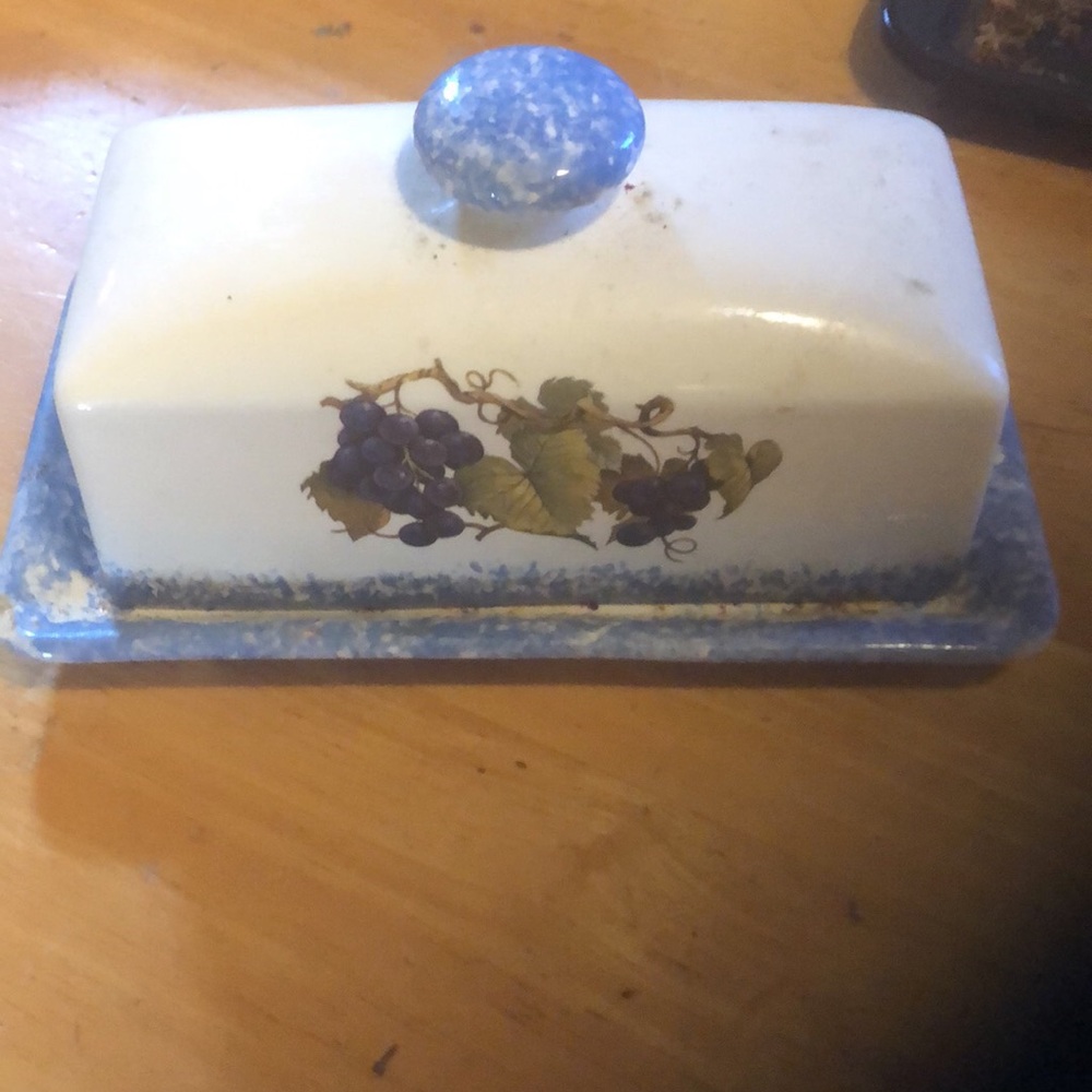 Vintage butter dish